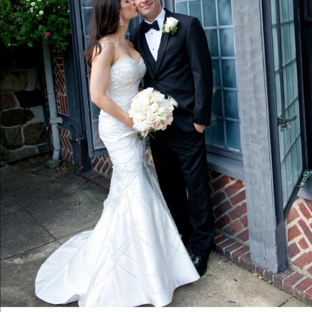 David’s Bridal Sweetheart Mermaid Gown